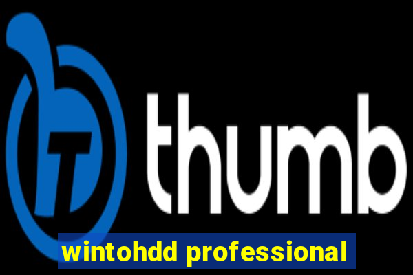 wintohdd professional